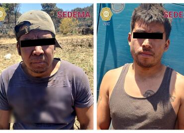 Detienen a dos hombres en Tlalpan por extraer tierra de monte; acción fue parte del combate a la tala ilegal