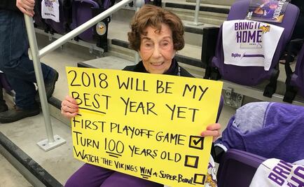 Aficionada de 99 años se perderá el Super Bowl por enfermedad
