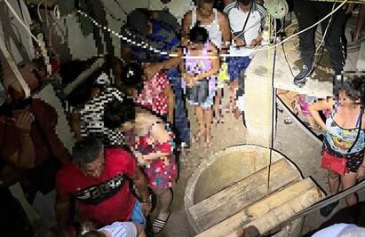 Hallan a 70 migrantes dentro de un pozo de agua y en cuarto de máquinas de hotel en Oaxaca