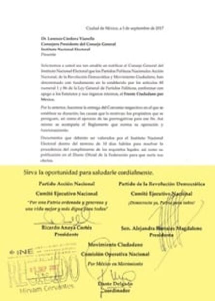 Frente ya se reparte cargos para 2018