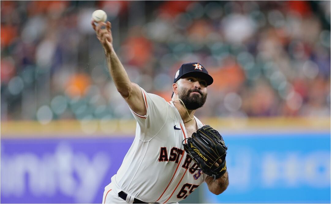 José Urquidy carga con la derrota de Houston; Andrés Muñoz cumple al relevo / FOTO: AFP