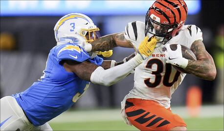 NFL: Triunfo agónico de Los Ángeles Chargers sobre los Cincinnati Bengals