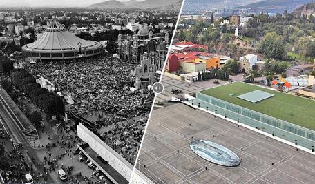 Covid vacía la Basílica de Guadalupe. El antes y después de los festejos a la Virgen