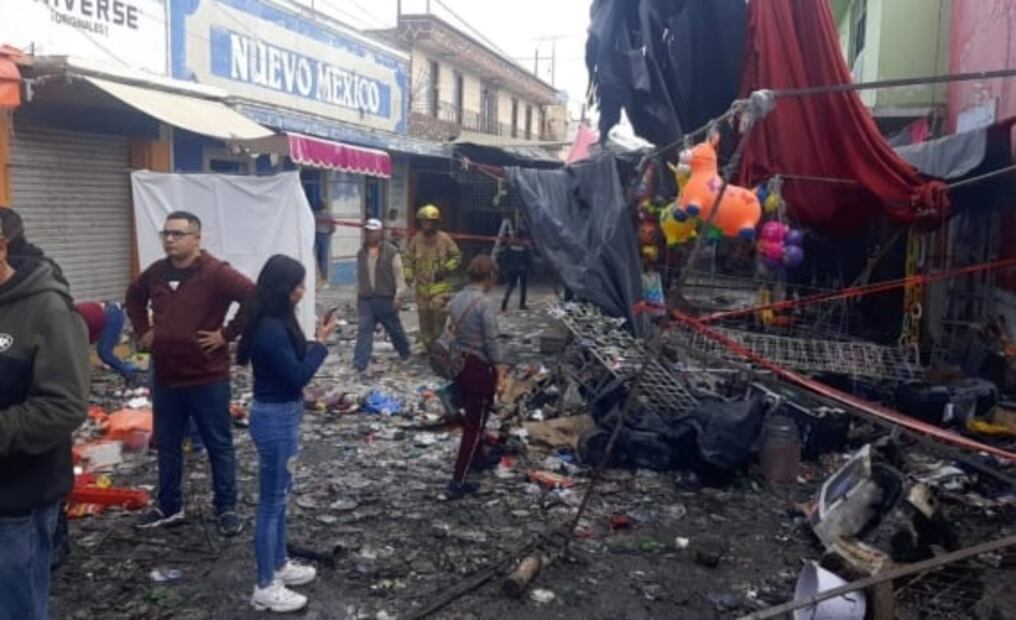 Explosión de pirotécnia en mercado de Ojuelos, Jalisco deja 14 heridos y daños materiales