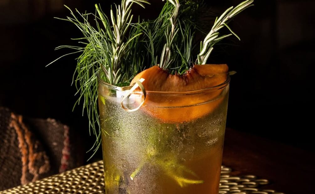 Gazoz Beduino. Los cocktails en el bar Gamal, están inspirados en el Medio Oriente. Foto: Instagram