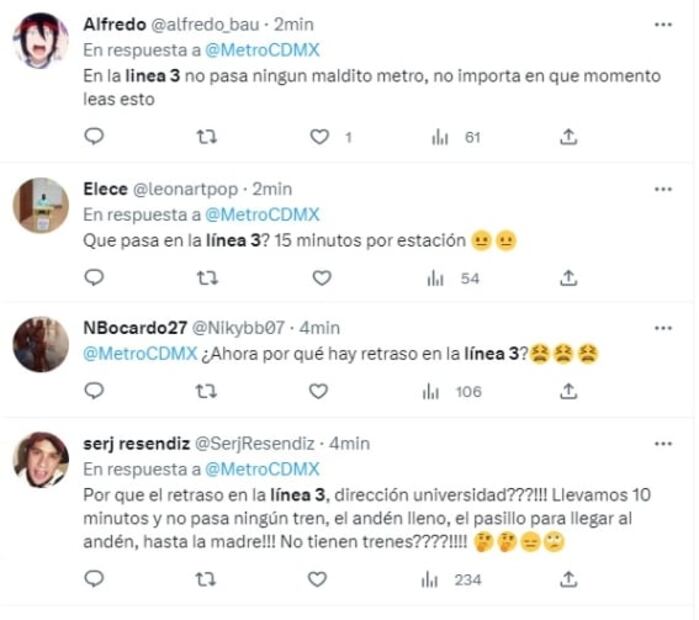 Estas 4 líneas del Metro presentan alta afluencia la mañana de este lunes 13 de febrero