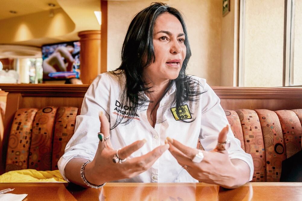 La delegada de Iztapalapa, Dione Anguiano, dijo que es una de las funcionarias que más ha denunciado a la delincuencia y que combate los delitos de frente (ARCHIVO EL UNIVERSAL)