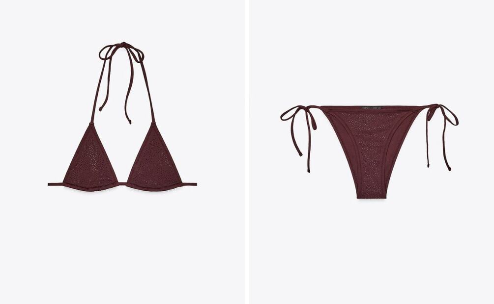 El brillo también está presente en los trajes de baño en tendencia. Foto: Especial