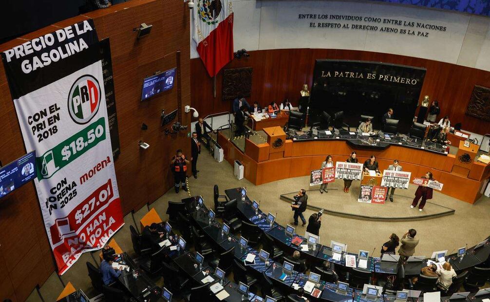 Avala Senado en lo general y lo particular leyes secundarias en materia energética. Foto: Diego Simón/EL UNIVERSAL