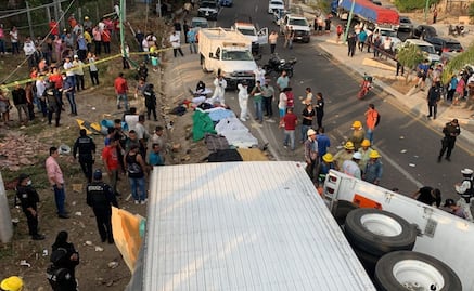 Inicia repatriación de 3 cuerpos de migrantes dominicanos fallecidos en accidente de tráiler en Chiapas