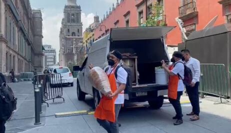 Alistan taquiza en Palacio Nacional previo a espectáculo por el Bicentenario de la Independencia 