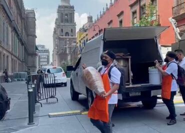 Alistan taquiza en Palacio Nacional previo a espectáculo por el Bicentenario de la Independencia