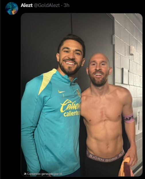 Los mejores memes de la foto de Henry Martín y Messi