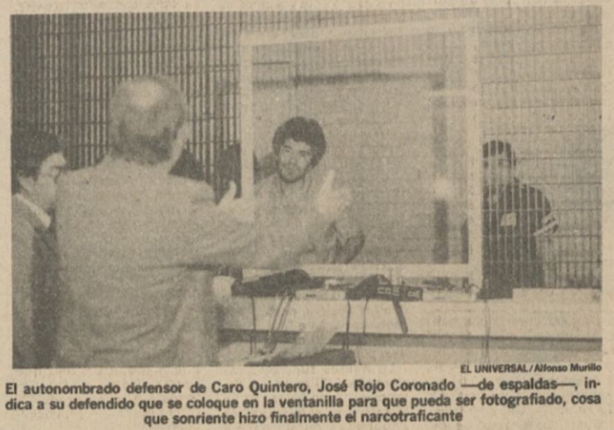 Crónica de cuando se armó un "circo" en una audiencia de Caro Quintero, en 1985