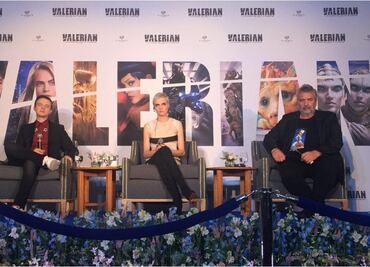 Luc Besson and Cara Delevingne promoted “Valerian” in Mexico