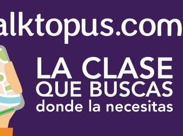 Encuentra tus clases ideales con Walktopus