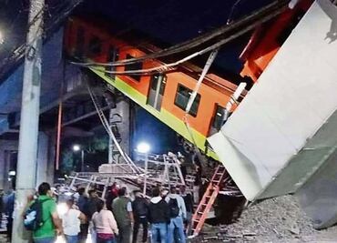 El video que muestra en dos segundos el colapso de la Línea 12 del Metro