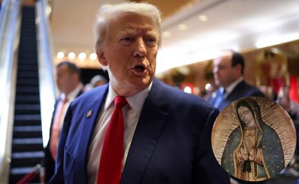 Donald Trump postea foto de la Virgen de Guadalupe, y un "¡Feliz cumpleaños!"