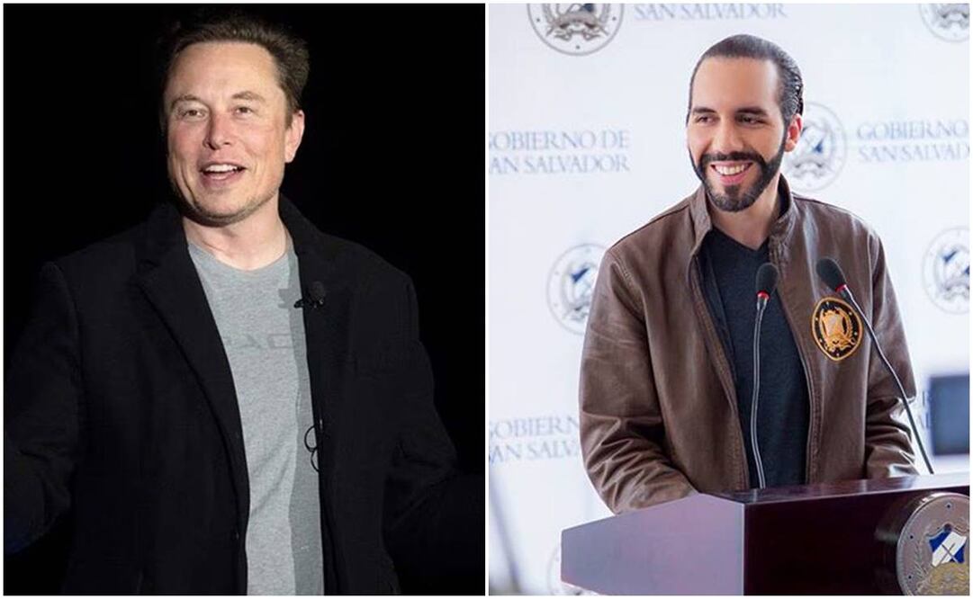 Nayib Bukele, presidente de El Salvador, se reúne con el empresario Elon Musk este 20 de septiembre de 2024/ Foto: Agencias