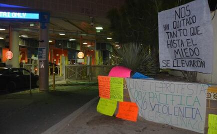 Removal of peaceful protest in Sonora