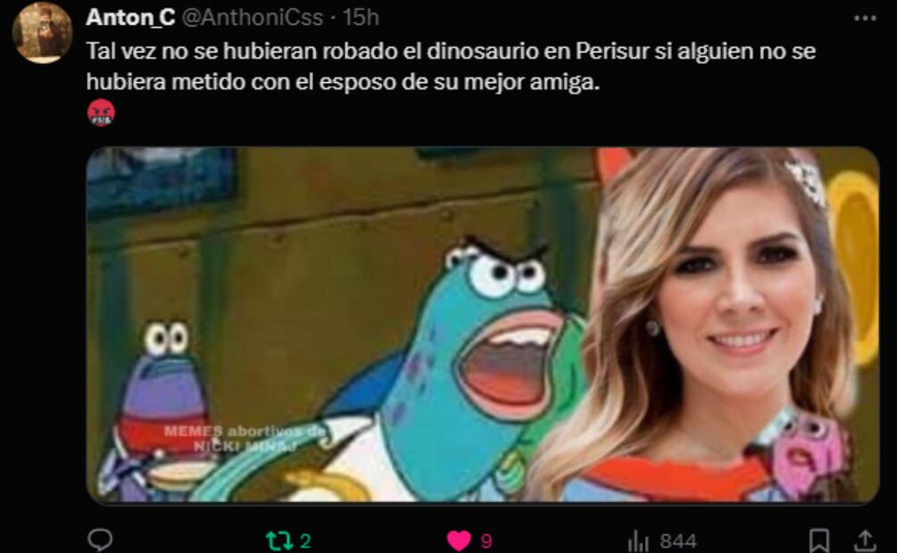 Un robo insólito que desató la creatividad en redes.
Foto: Captura de pantalla en X