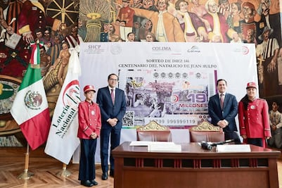 Emiten Colima y Lotenal billete en honor a Juan Rulfo