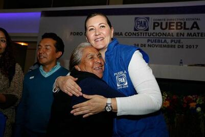Esposa de Moreno Valle, candidata del PAN a gubernatura de Puebla
