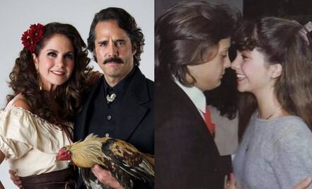 Lucero recrea escena de "Fiebre amor", película que protagonizó junto a Luis Miguel, ahora con José Ron