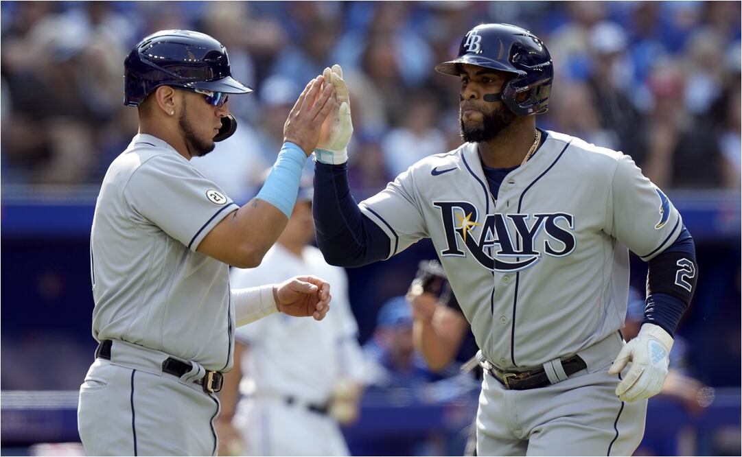 Isaac Paredes y Yandy Díaz / Foto: AP 