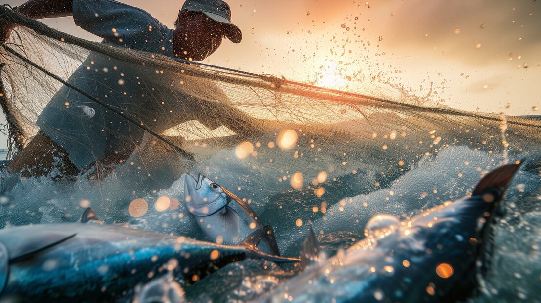 La pesca ilegal daña al medio ambiente, al consumidor y a los pescadores legales. Foto: Freepik