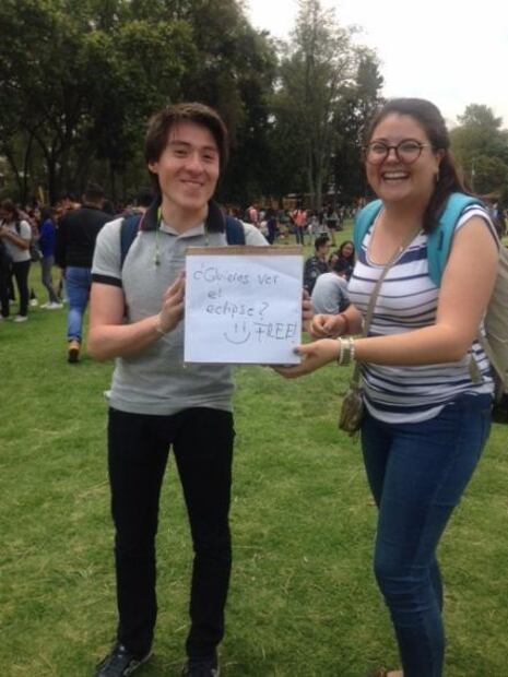 Así se apreció el Eclipse Solar en Ciudad Universitaria