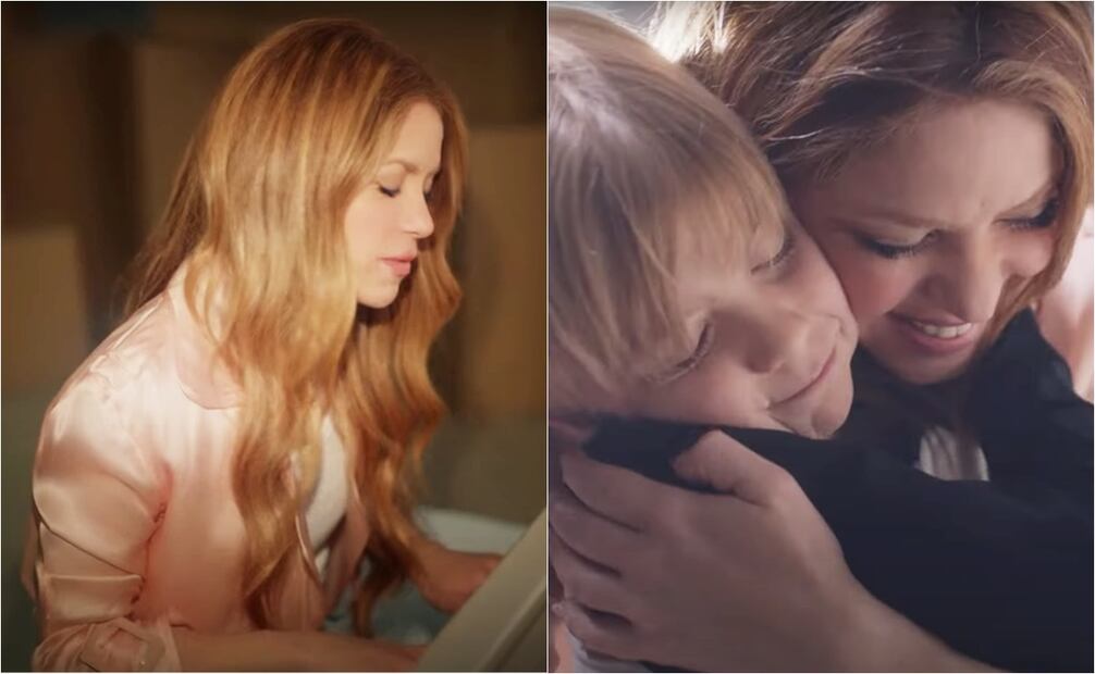 La cantante colombiana estrenó el tema de "Acróstico", en el que debutan como cantantes sus dos pequeños hijos.
Fotos: YouTube