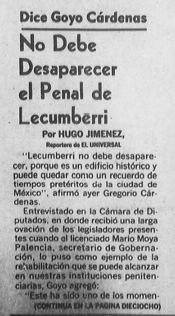 El "Goyo" Cárdenas, de feminicida repudiado en 1942 a celebridad aplaudida por diputados en 1976