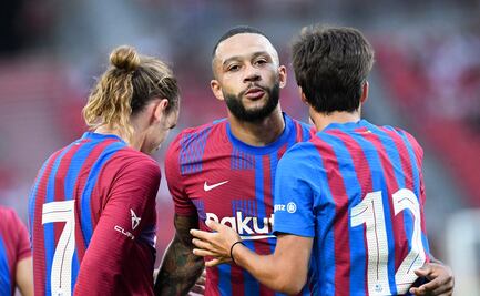 Memphis Depay hace golazo en la victoria del Barcelona sobre el Stuttgart