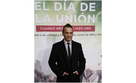 "Si hace mucho o poco dinero no importa", dice Kuno Becker sobre su filme del sismo