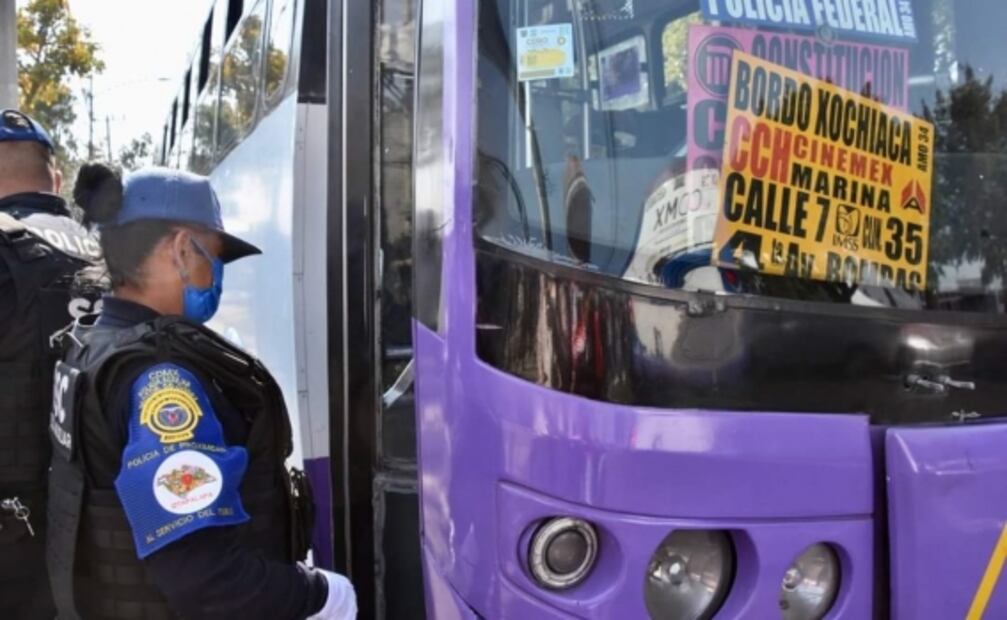 Iztapalapa va por atacar robo con violencia en transporte público con operativo 