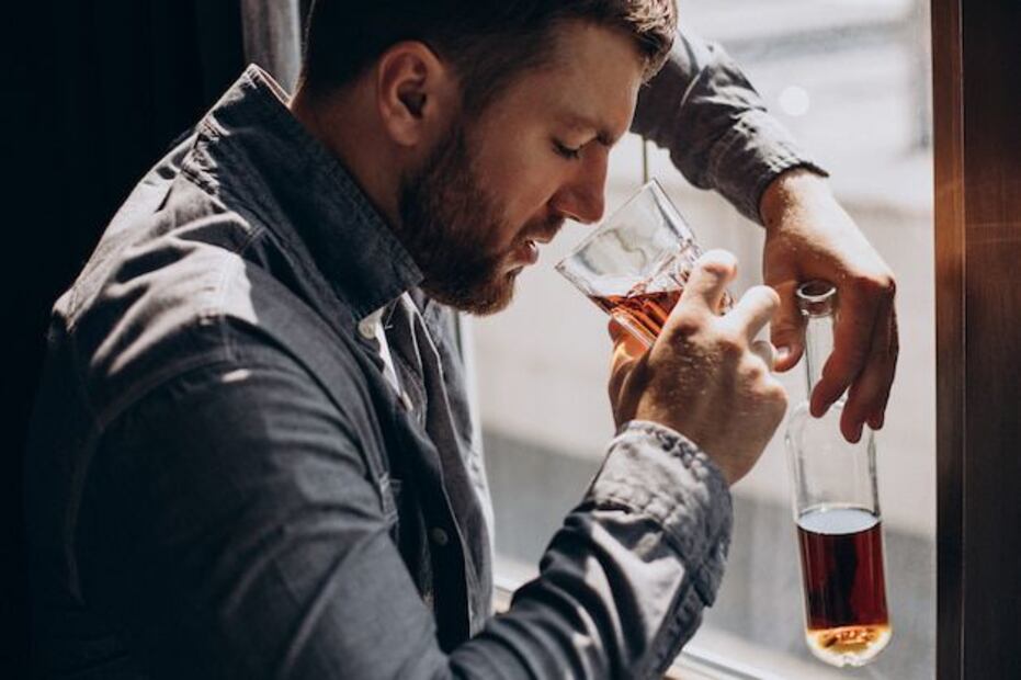 La lucha silenciosa de los adictos al alcohol. Fuente: Freepik.