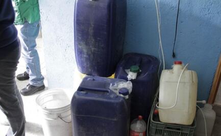 Suspenden predio por almacenamiento y venta clandestina de combustible