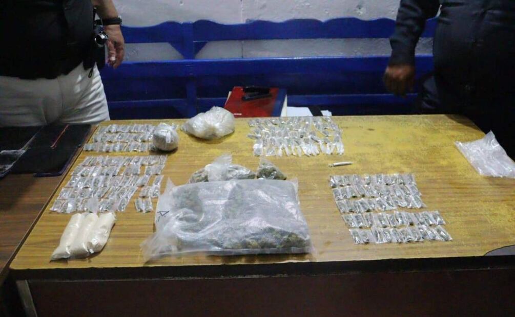 Decomisan celulares, armas y diversas drogas en el nuevo operativo en un centro penitenciario de Tabasco (06/03/2025). Foto: Especial