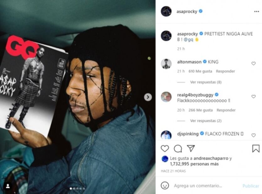 ASAP Rocky confirma romance con Rihanna: "es el amor de mi vida"