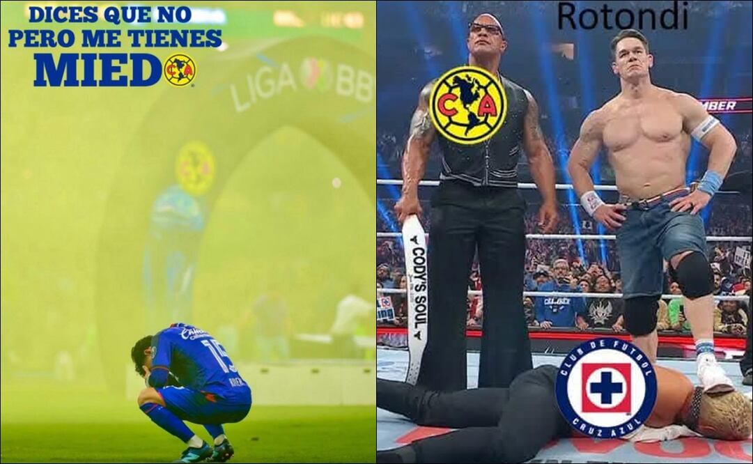 América y Cruz Azul se llevaron los MEMES por su duelo en semifinales, así reaccionaron las redes al Clásico Joven / FOTO: ESPECIAL