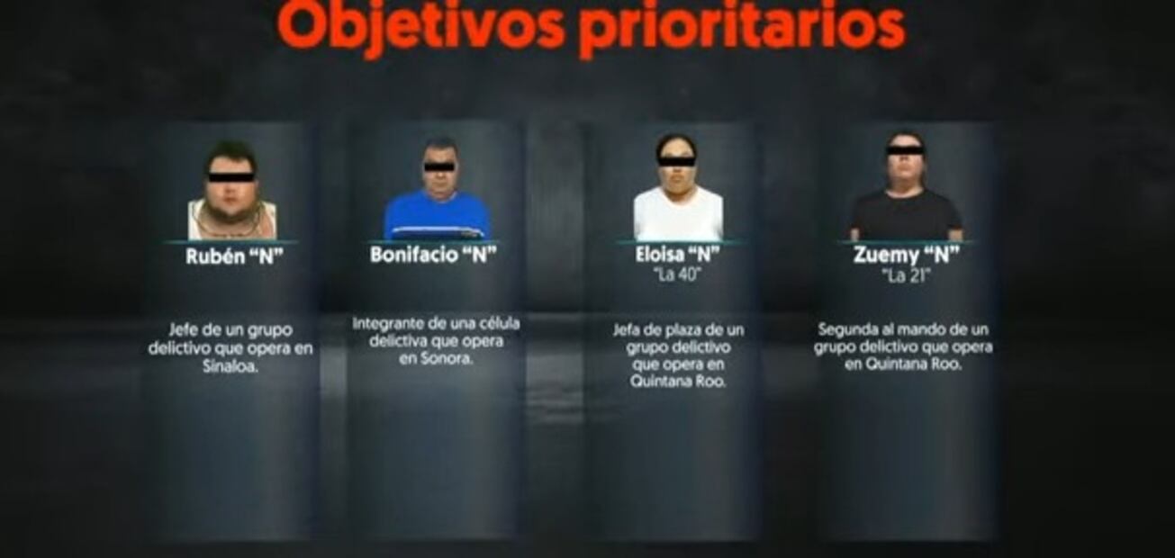 Gabinete de Seguridad destaca la detención de objetivos prioritarios