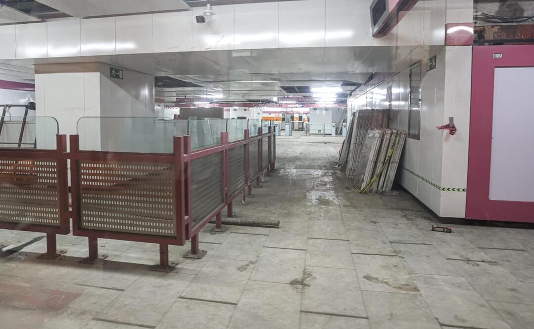 Modernización Línea 1 del Metro tramo Cuauhtémoc-Chapultepec. Foto: Gabriel Pano / EL UNIVERSAL