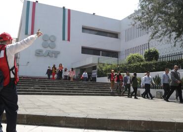 SAT también participó en simulacro nacional 2023