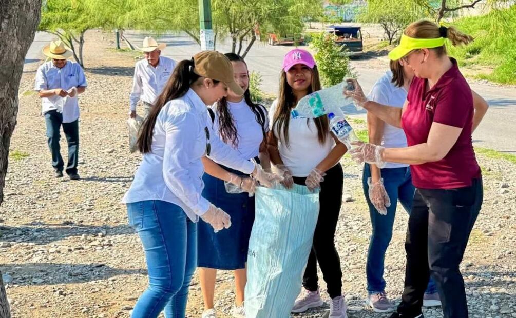 Recolectan bolsas de basura en distintos puntos de Tamaulipas (05/06/2025). Foto: Especial