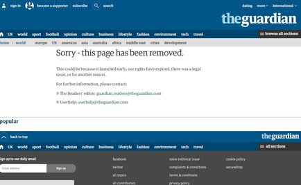 Retira The Guardian reportaje sobre esposa del Presidente