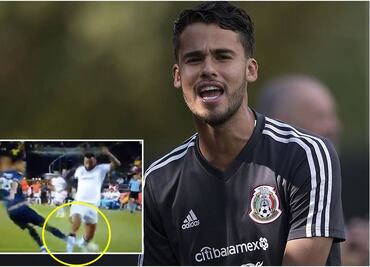 Diego Reyes, criticado por una "patada de leñador"