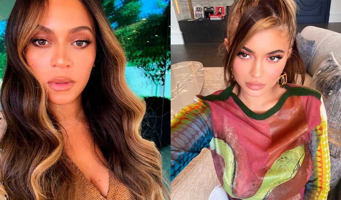 Las mechas chunky han regresado con más fuerza para esta temporada / Foto: Instagram @beyonce @kyliejenner