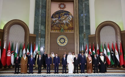 Líderes árabes prometen trabajar en reconstrucción de Gaza; presionan de nuevo por un alto el fuego