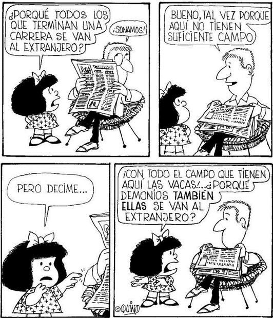 Mafalda. Fuente: Instagram @mafaldadigital